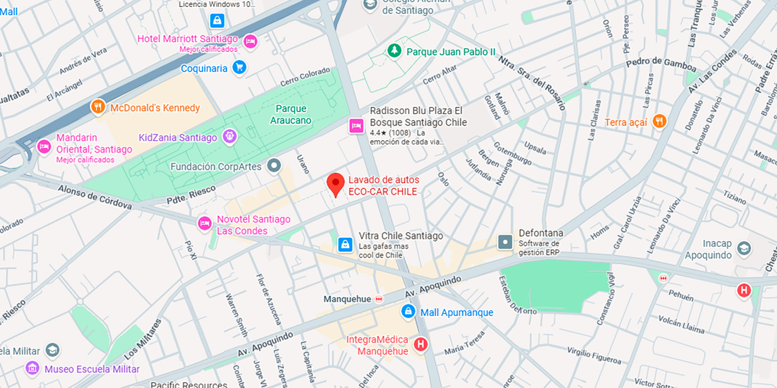 Sucursal Las Condes - Los Militares 5890